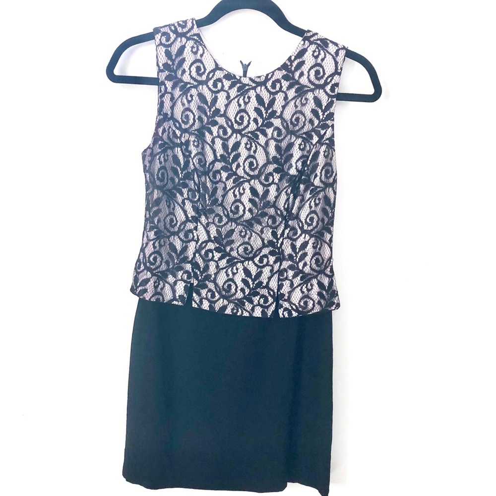 Women’s Petite CDC Black Laced Dress